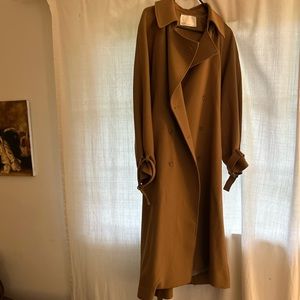 Oak + Fort Oversized Trench Coat Xs